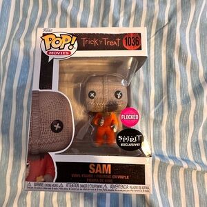 Funko Collectible Box with Blue and White Design